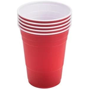 image of Solo 16oz Party Cup Red Pack 50 P16R