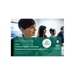 Image of Aat Management Accounting Decision & Control : Passcards