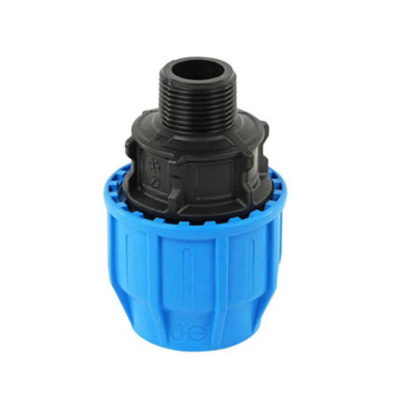 Image of John Guest Mdpe Compression Male Thread Adaptor - 20mm X 1/2"