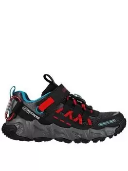 Image of Skechers Velocitrek Pro Scout Trail Shoe, Black, Size 12.5 Younger