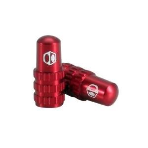 Image of Box .one. Presta Valve Caps Red