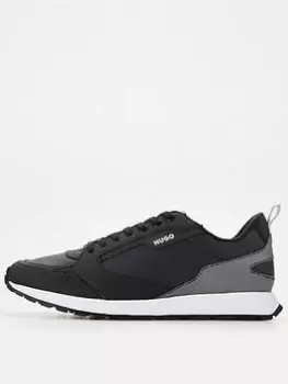 Image of HUGO Icelin Runner Trainers - Dark Blue, Dark Blue, Size 7, Men