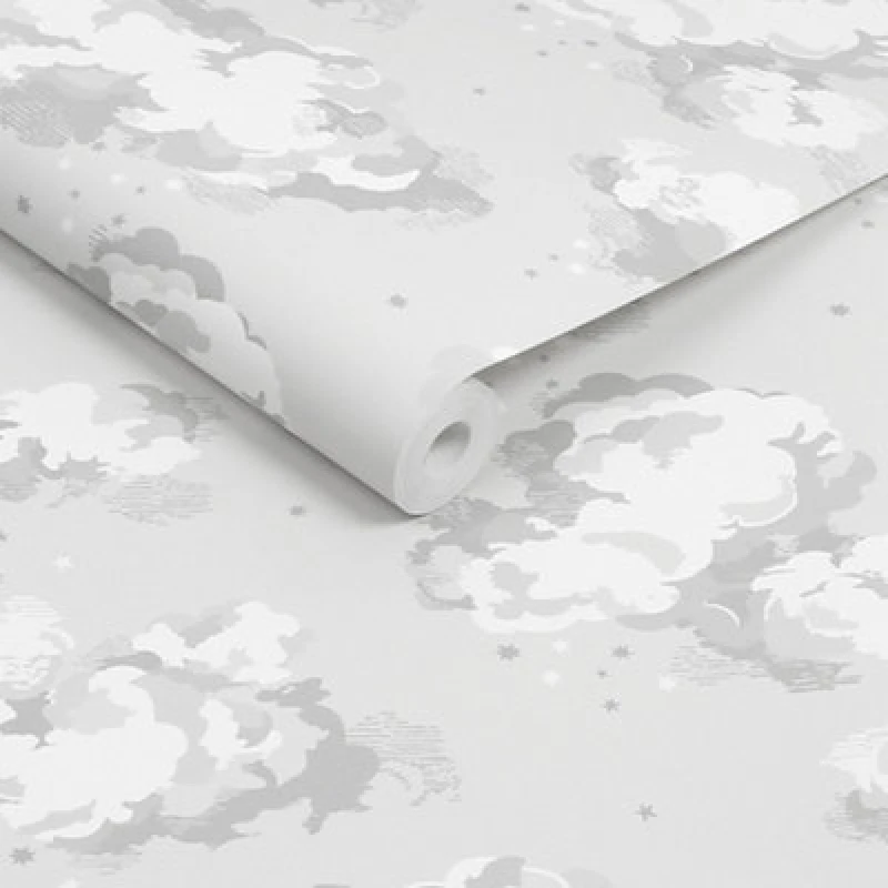Image of Cath Kidston Silver Linings Neutral Wallpaper