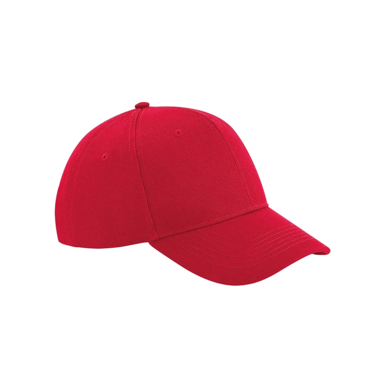 Image of Beechfield Beechfield Men Ultimate 6 Panel Cap in Red Red One Size Male 5063377401967