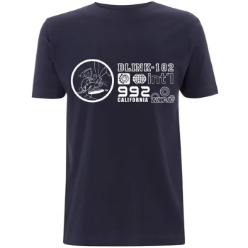 Image of Blink-182 - International Unisex Large T-Shirt - Blue