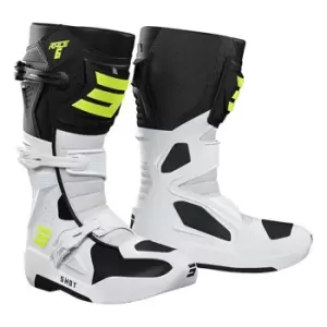 Image of Shot Race 6 Black White Neon Yellow 40