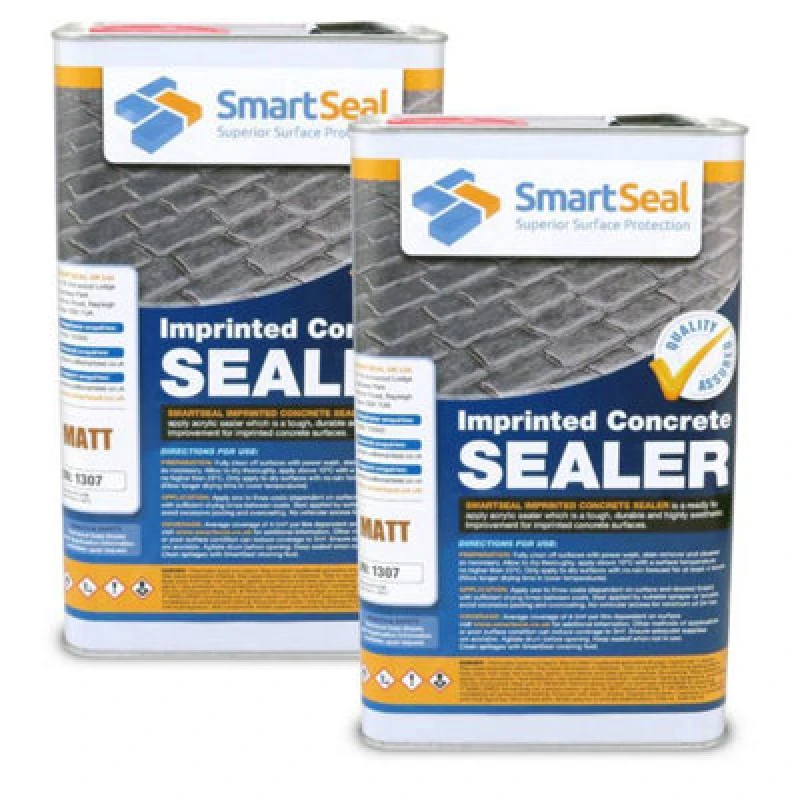 Image of Smartseal Imprinted Concrete Sealer, Matt Finish, Driveway And Patio Sealer, Outdoor Concrete Sealer For Stamped Concrete, 2 X 5L