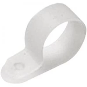 Image of Fastener Screw fixing halogen free heat stabilised Ecru