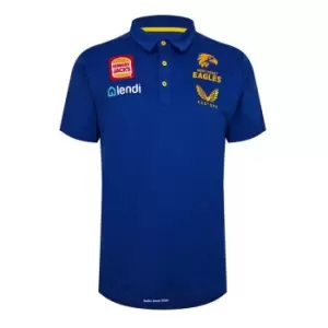 image of Castore West Coast Eagles Polo - Blue