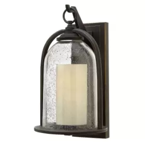 Image of Outdoor IP44 Wall Light Oil Rubbed Bronze LED E27 100W d01446