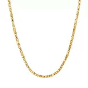 image of 56cm Gold Plated Fancy Chain Necklace N4568