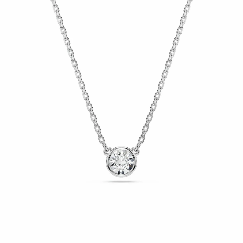Image of Swarovski Swarovski Silver Plated Imber Pendant Necklace