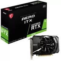 Image of MSI GeForce RTX 3050 Aero ITX LHR 8192MB GDDR6 PCI-Express Graphics Card
