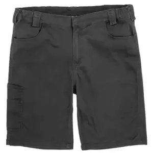 image of Result Mens Workguard Slim Chino Shorts (M) (Black) - Black