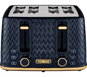 image of Tower Empire T20061MNB 4 Slice Toaster