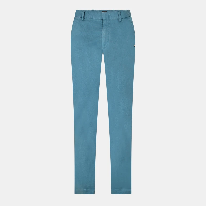 Image of Boss Mens Kaito1 Slim Fit Trousers Turq/Aqua male 30W R