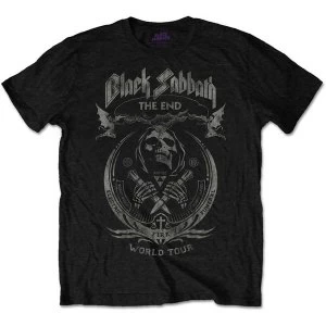 Image of Black Sabbath - The End Mushroom Cloud Unisex Large T-Shirt - Black