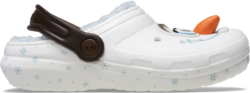 Image of Crocs Kids Disney Frozen Olaf Lined Classic Clogs Multi C11