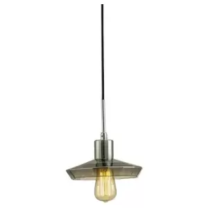 Image of Suspension Markus Chrome polished 1 bulb 27cm