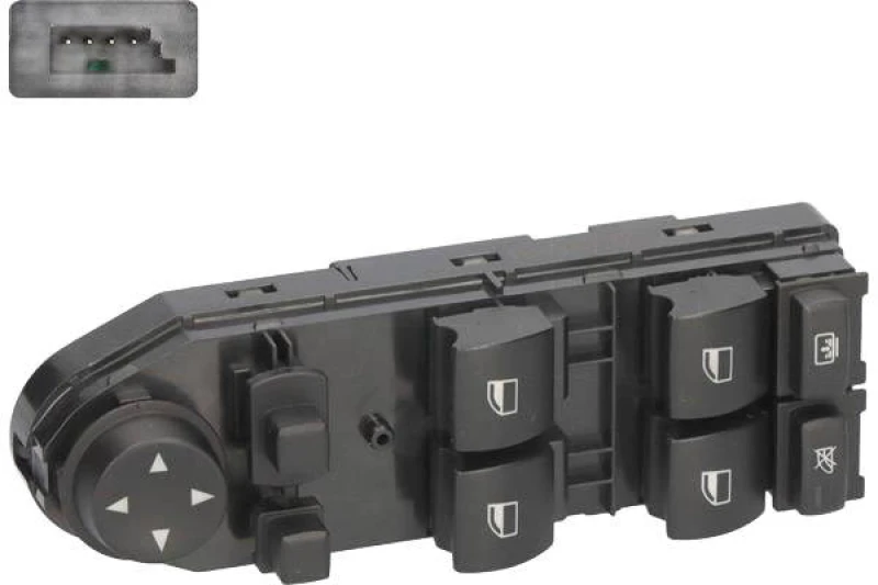 Image of Alfa e-Parts AF00466 Switch, window winder Driver side Plastic Switch,window winder (1761)