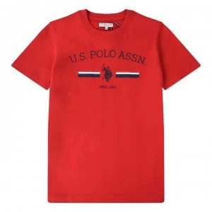 image of US Polo Assn USPA Sport T Shirt - Tango Red