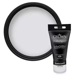 Image of Crown Breatheasy Bathroom - Soft Steel - Mid Sheen Paint - 40ml