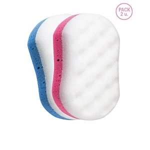 Image of ESPONJA de bano mixta-peeling suave-rugoso 2 pz