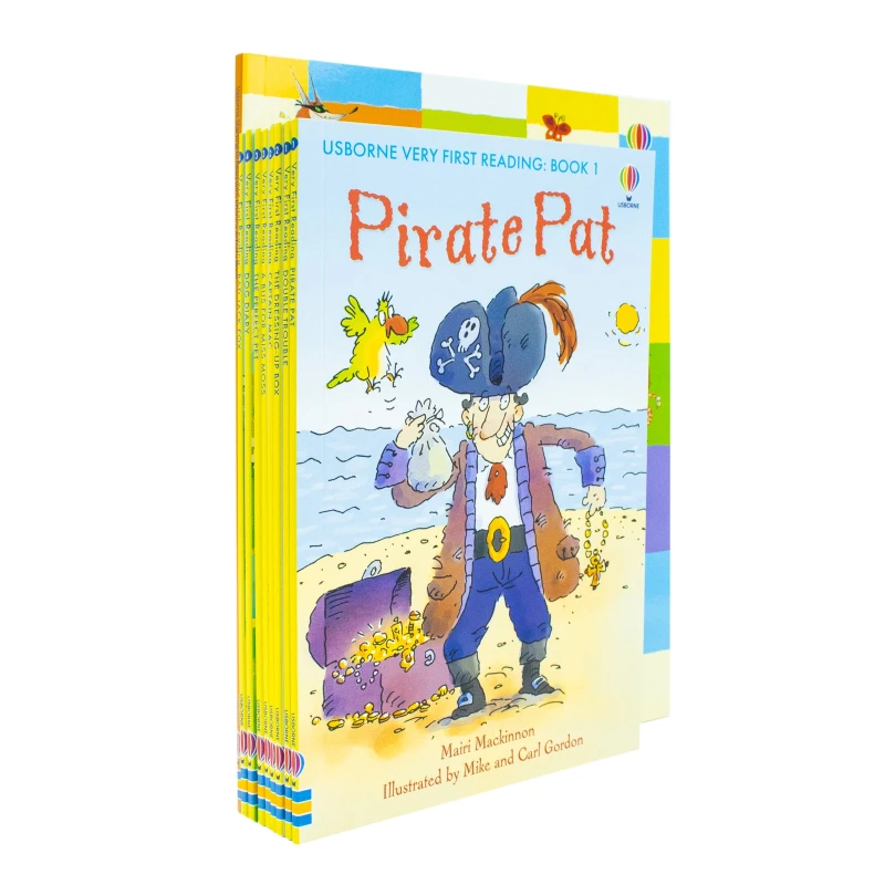 Image of Usborne Starting to Read With Phonics 8 Books Collection Box Set With Activity Book Usborne Books