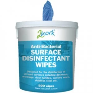 image of 2Work Disinfectant Wipes Tub 500 EBSD500