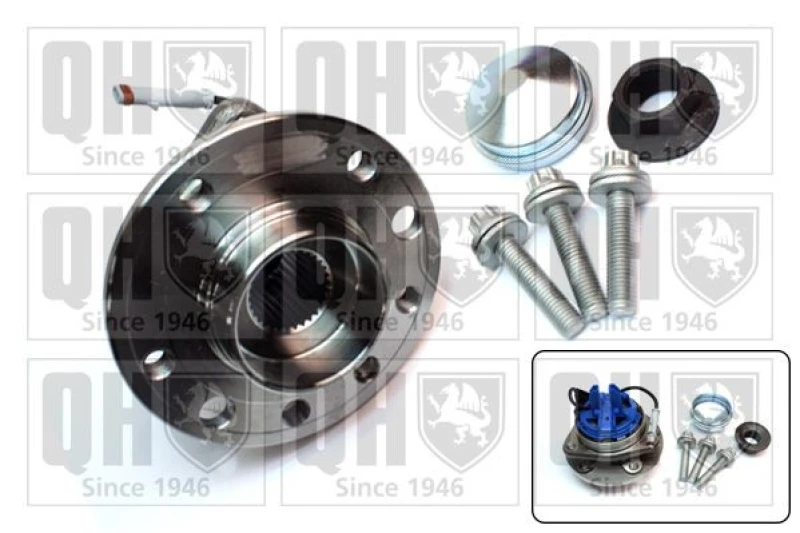 Image of QUINTON HAZELL Wheel bearing kit QUINTON HAZELL QWB1381