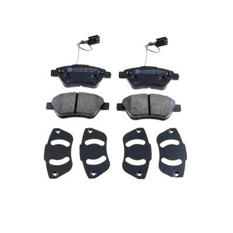 Image of ZIMMERMANN 23706.180.2 Brake pad set Front Axle, incl. wear warning contact, Photo corresponds to scope of supply Brake Pad Set,disc brake (402)