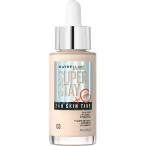 image of Maybelline Super Stay up to 24H Skin Tint Foundation + Vitamin C 30ml (Various Shades) - 3