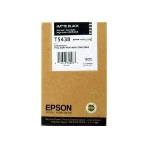 Image of Epson T5438 Matte Black Ink Cartridge