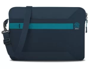 Image of Blazer 2018 15" Notebook Sleeve Case Navy Polyester Water Resistant Form Fitting Sleeve