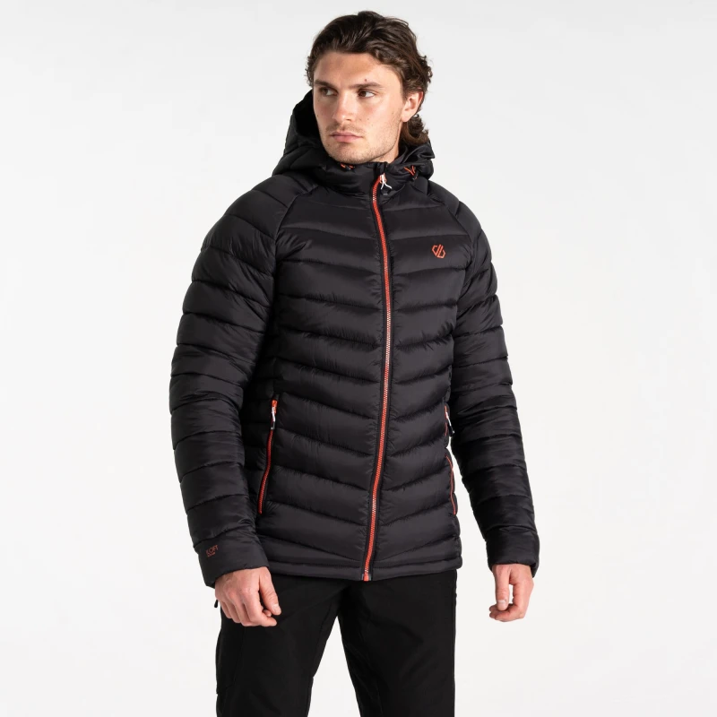 Image of Dare 2b Dare 2b Men Torrek Baffled Hiking Jacket in Jet Black Size: Small Jet Black S Male 5063019821061