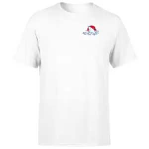 Image of Jaws Bite Me Mens T-Shirt - White - 5XL