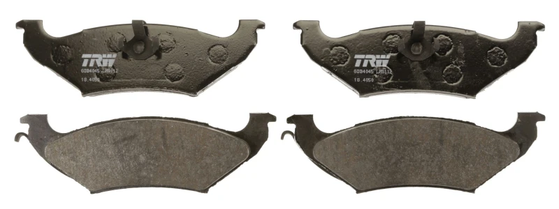 Image of TRW GDB4045 Brake pad set not prepared for wear warning indicator Brake Pad Set,disc brake (402)