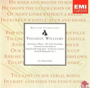 Image of Serenade to Music by Ralph Vaughan Williams CD Album