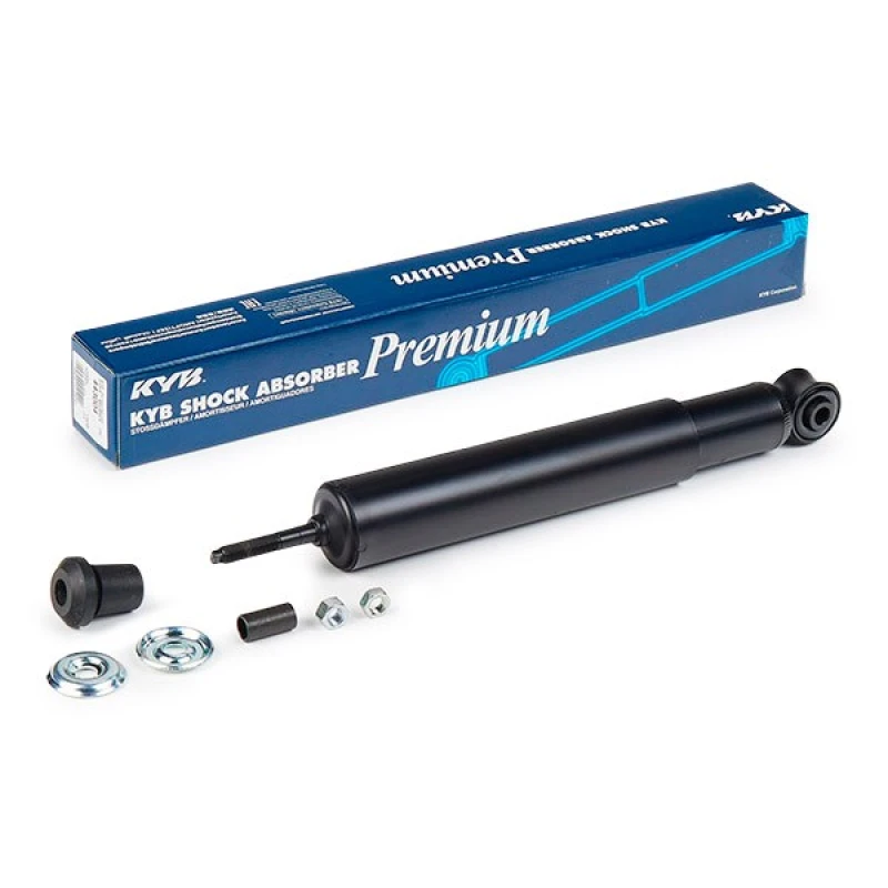 Image of KYB 443004 Shock absorber Rear Axle, Oil Pressure, Telescopic Shock Absorber, Bottom eye Shock Absorber (854)