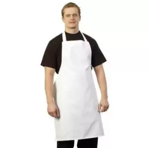 image of BonChef Full Length Apron (One Size) (White)