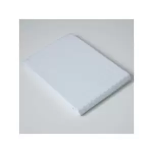Image of Belledorm Hotel Suite Satin Stripe 540 Thread Count 100% Cotton Flat Sheet, White, King
