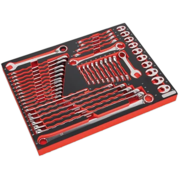 Image of Sealey 44 Piece Specialised Spanner Set Metric in Module Tray