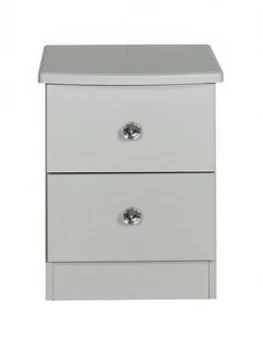 Image of Swift Verve Ready Assembled 2 Drawer Bedside Chest