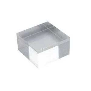 Image of Deflecto Display Block Solid Acrylic 100 x 40 x 100mm Clear AB340