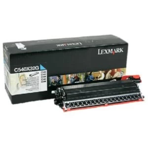 image of Lexmark C540X32G Cyan Laser Toner Ink Cartridge