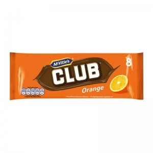 image of McVities Club Orange Biscuits Pack of 8 16726