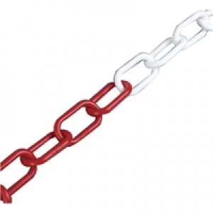 image of Slingsby Plastic Chain 6mm RedWhite 360074