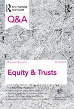 Image of Equity and Trusts 2013-2014 by Mohamed Ramjohn Paperback