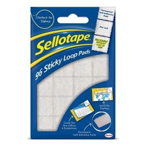 Image of Sellotape Sticky Loop Pads Pack of 96