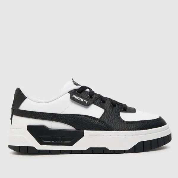 Image of PUMA white & Black cali dream Youth trainers White/Black UK 5 (EU 38)